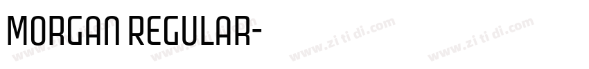 Morgan Regular字体转换